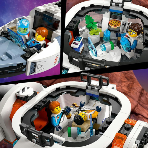 Brinquedo modular Lego City Galactic Ship para crianças 60446