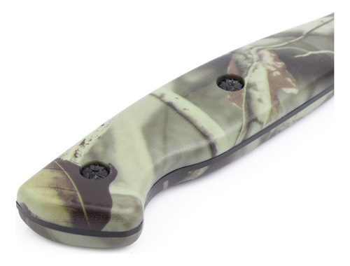 Faca Pesca Albatroz F-1109 Fileteira C/bainha 38cm Inox Cor Verde-musgo