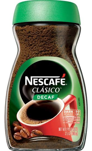 Nescafé Decaf Café Soluble Descafeinado Original 100g 6 Pack