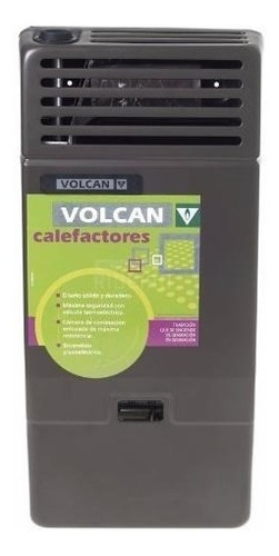 Imagen 5 de 9 de Estufa A Gas Volcan 2500kcal Sin Salida 42516