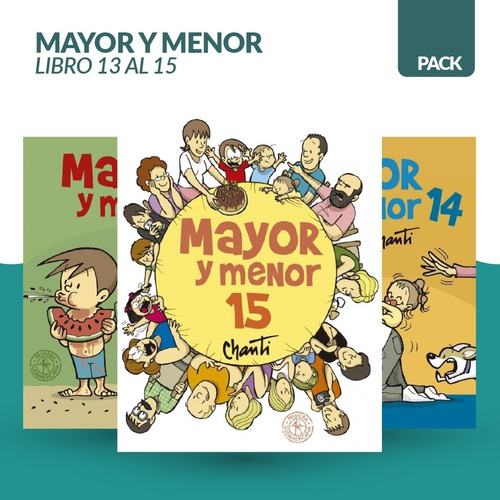 Pack Mayor Y Menor Libro 13 Al 15 - Chanti
