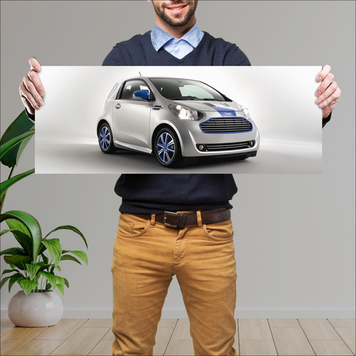 Cuadro 30x80cm Auto 2011 Aston Martin Cygnet And 349