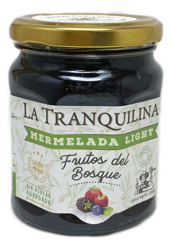 Mermelada Ligth La Tranquilina Frutos Del Bosque 330g