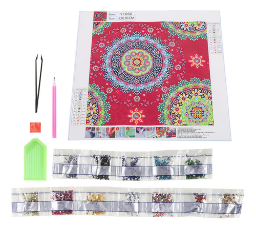 Kits De Dibujo Hechos A Mano Con Forma De Flor De Mandala Y