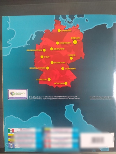Imagen 3 de 4 de Álbum Alemania 2006 Panini Mundial Germany06 World Cup Vacío