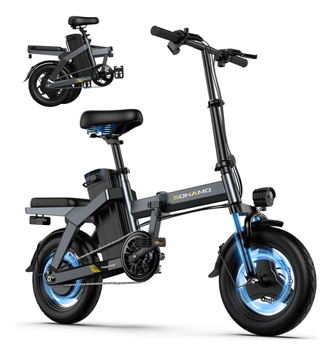 Bicicleta Electrica Sohamo A3 Para Adultos, Motor Sin Escobi