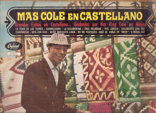  Nat King Cole: Mas Cole En Castellano / Lp Capitol Nacional