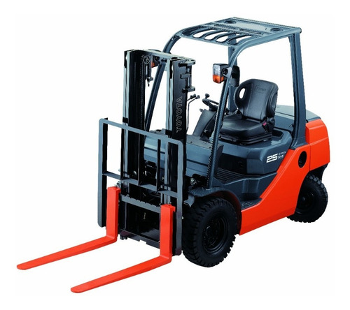 Imagen 3 de 9 de Autoelevador Toyota Diesel 8fd25 2,5 Tn 0 Hs