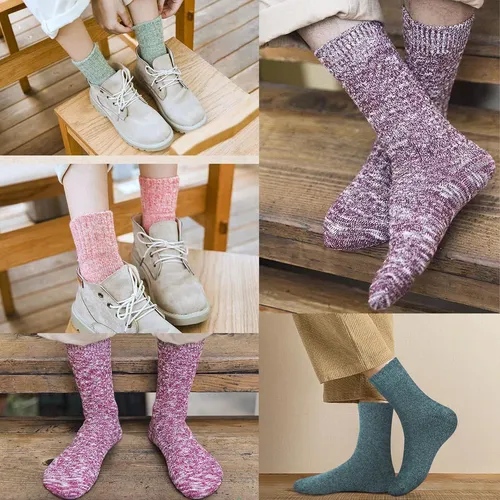 Calcetines Termicos Mujer, 5 Pares Calcetines De Lana,
