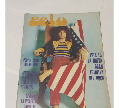 Revista Pelo 24 Tapa: Marc Bolan. Poster Guess Who