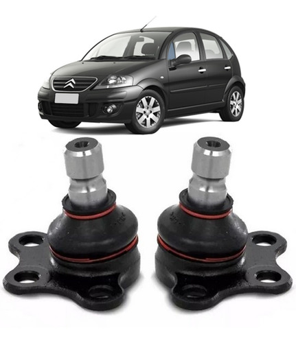 Imagem 6 de 6 de Pivô Suspensão Citroën C3 2008 2009 2010 2011 2012 2013 Par