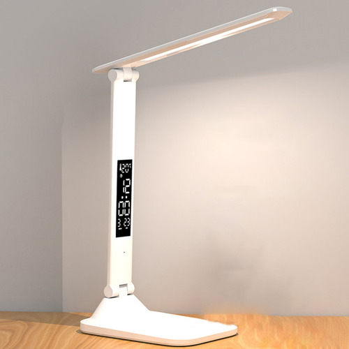 Candeeiro De Mesa V Novo Relógio Eletrônico Led Recarga Dobr
