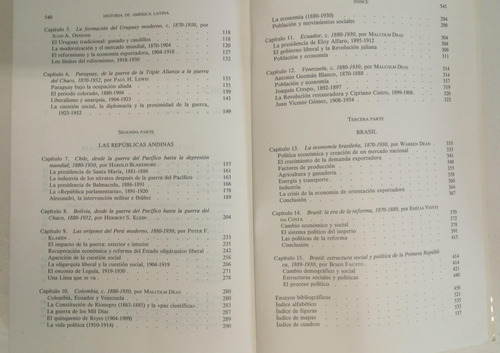 Historia De America Latina 10 - Leslie Bethell - Critica (Usado)