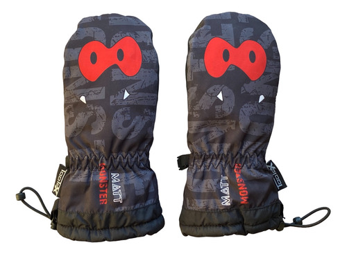 Matt Monster Guantes De Ski Snowboard Mitones Para Niños