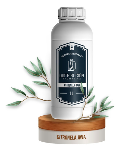 Aceite Esencial Citronela Java 100% Puro Y Natural 1000 Ml
