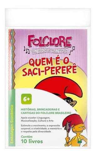 Ecom Folclore Em Contos E Cantos Kitc/10(i), De Finzetto, Maria Angela. Editora Brasileitura, Capa Mole Em Português