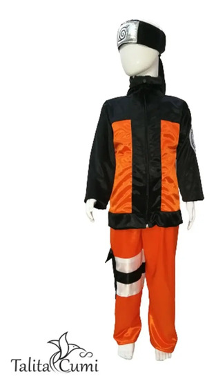 Disfraz de Naruto Uzumaki para niños, chaqueta y pantalones de Anime con  cremallera, sudadera, traje con diadema, fiesta de Halloween, 2019|set de  ropa| - AliExpress