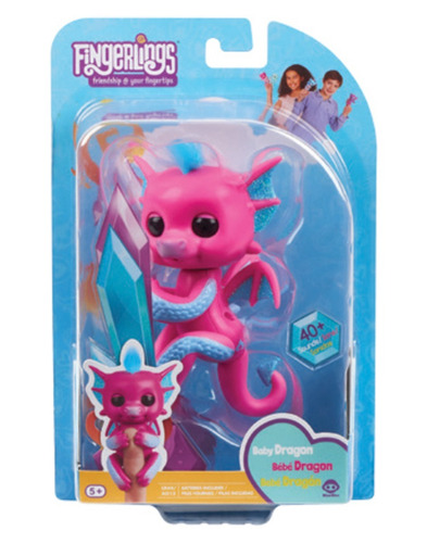 Fingerlings Dragón Interactivo Original Sonidos Y Movimiento