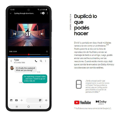 Imagen 6 de 10 de Samsung Galaxy Z Flip3 5g Negro 128gb + 8gb Negro Cuotas