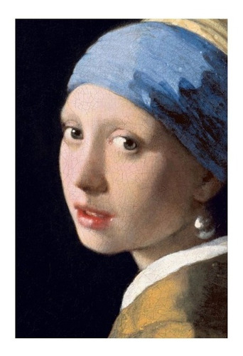 La Joven De La Perla - Vermeer - Detalle - Cuadro Arte