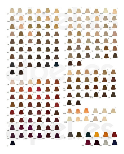 4 Un Koleston Tintura Pomo Todos Los Colores