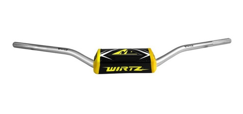 Imagen 4 de 9 de Manubrio Atv Wirtz Fatbar Universal Negro Wr5 28,6 Mm