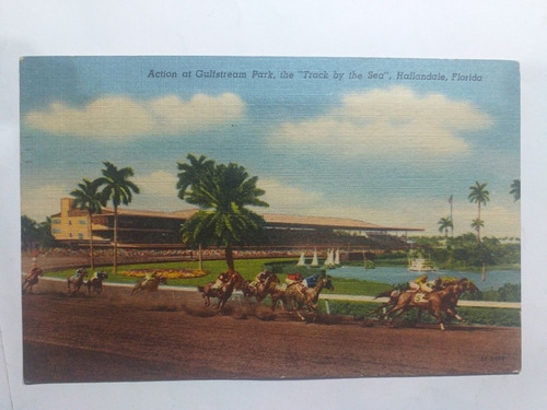 Usa Postal Florida Carrera De Caballos Hallandale 1960 A Ny