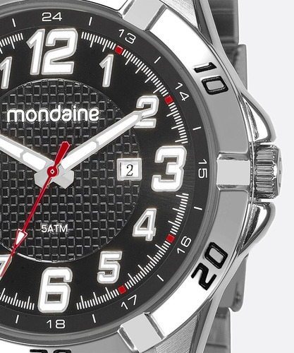 Relógio Mondaine Masculino Prata Grande 53829g0mvne2