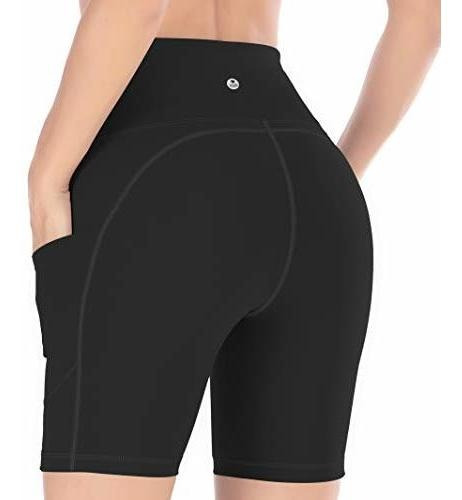 Short Deportivo Talla Xs Para Mujer Color Negro Con Bolsillo