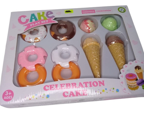 Juego De Cocina Cake Playset Pastel De Celebración El Pehuen Color Surtido