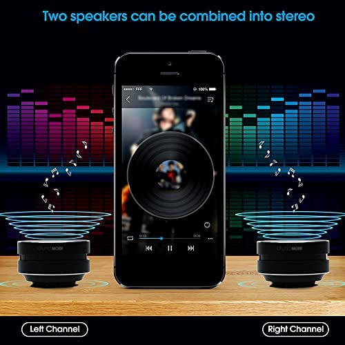 Molartoo 2 Pack Inalámbrico Bt Altavoz Altavoces De Conducci