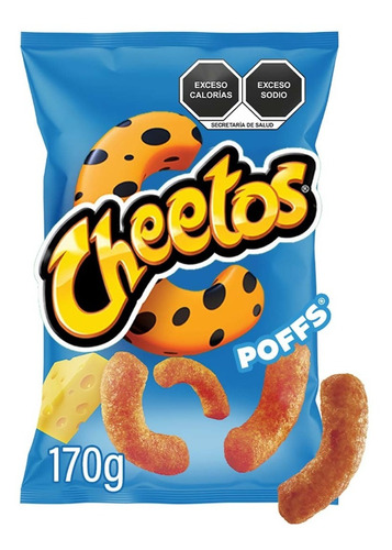 Botana Con Queso Sabritas Cheetos Poffs 160g