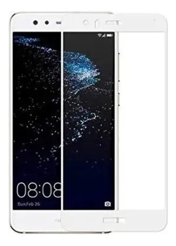 Vidrio Templado Glass 5d Blanco Para Huawei P10 Lite