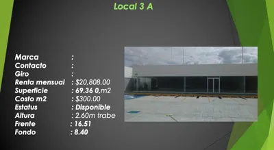 Local comercial en renta