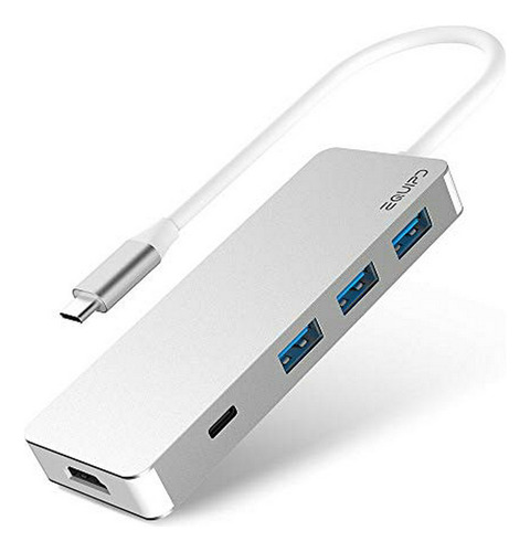 Hubs Usb Hub Usb - Hub Usb C Equipd, Adaptador Usb C 6 En 1 