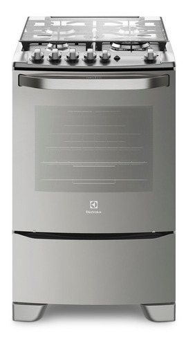 Cocina Electrolux 56gxq 56 Cm Con Grill Eléctrico Color Gris