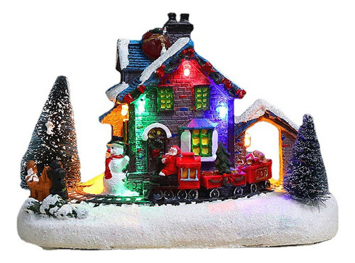 Y Christmas Hut, Snow House With Led Color Lights, Lighted C