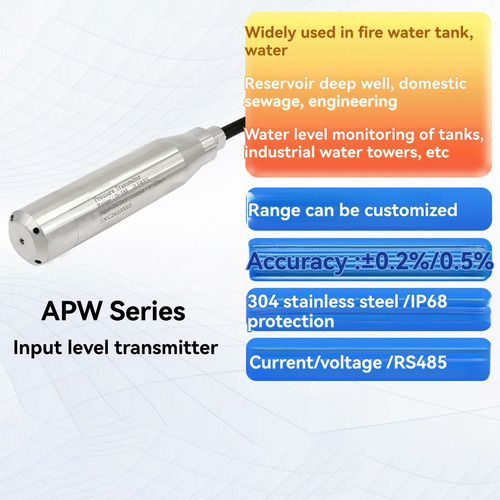 Transmisor De Nivel De Agua Sumergible P4 Sensor De Nivel De