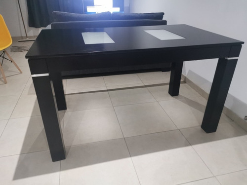 Mesa Mdf Laqueado Melamina Wengue
