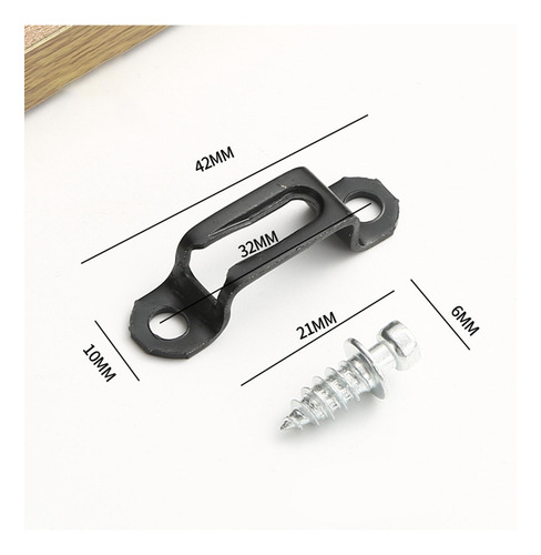 Conector Invisible De 100 Uds., Sujetadores De Medio Negro
