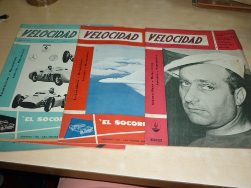 Lote Revista Velocidad 7 Ediciones 1952 A 1957