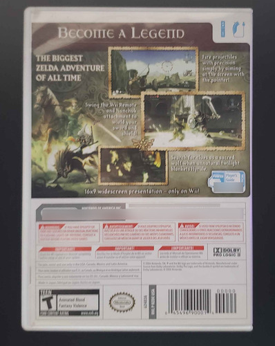 The Legend Of Zelda Twilight Princess Nintendo Wii (Usado)
