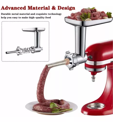 Molino Carne Granos Accesorio Aditamento Batidora Kitchenaid