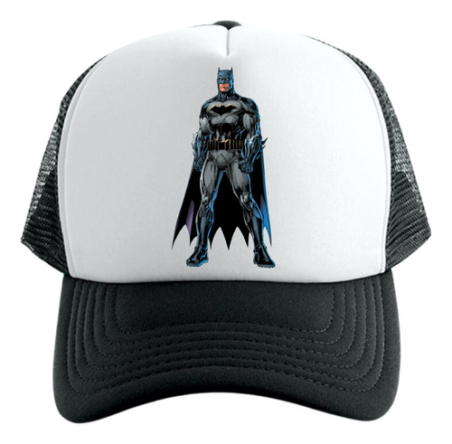 Gorra Tipo Trucker Negra Batman Clasico