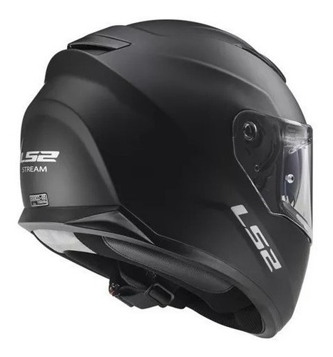 Imagen 2 de 7 de Casco Ls2 320 Stream Negro Mate Rolling Motors Núñez