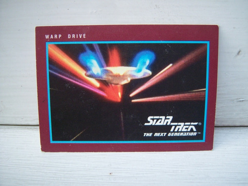 Star Trek The Next Generation . Warp Drive . Trading Card 82