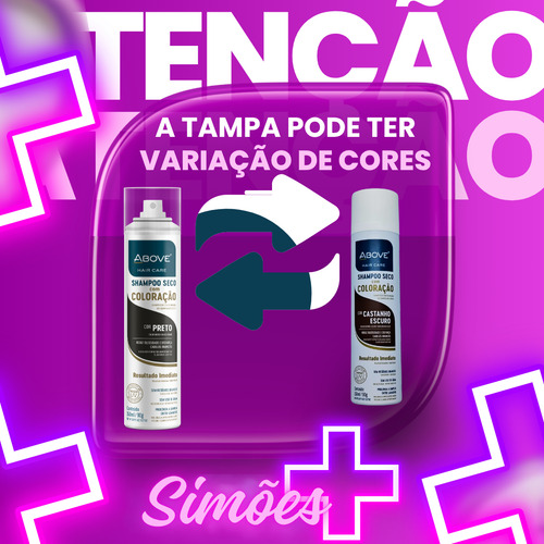 Shampoo A Seco Com Coloração Above 4 Variação De Cor 150ml