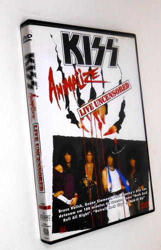 Dvd Kiss Animalize Live Uncensored 1985 Video 100 Minutos