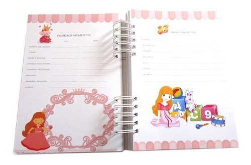 Imagem 3 de 10 de Álbum De Bebê Meninas Foto Personalizado Real Scrapbook 90 F