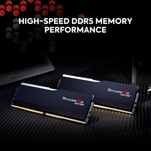 G.skill M5 Neo Amd Expo Ddr5 32gb (2x16gb) 6000mhz Rgb Negro